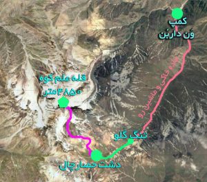 راهنمای صعود به هیمالیای ایران علم کوه