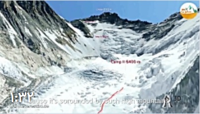 صعود مجازی به قله "لوتسه 8516 متر"